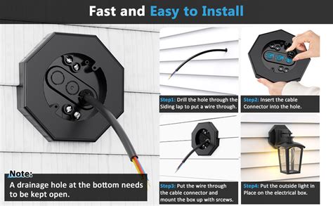 mounting electrical box to hardie siding|hardie lap siding light box.